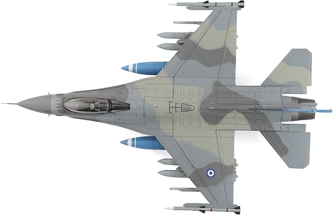 Hobby Master | 1:72 Scale Diecast Military Aircraft Replica | F-16 336 Mira 80 Years Scheme 018, Hellenic Air Force, 2023 (w/ 2 x GBU-24; 2 x AGM-65) | Model HA38099