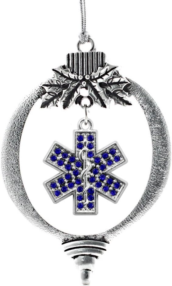 Inspired Silver - EMT - Silver Christmas Ornament - Unique Charm Christmas Tree Ornament - Holiday Hanging Decoration