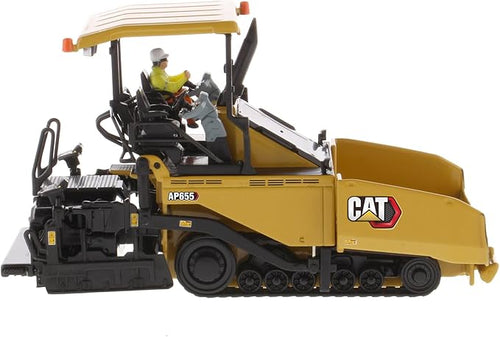 1:50 Scale Cat AP655F Asphalt Paver | High Line Series Cat Trucks & Construction Equipment | 1:50 Scale Model Diecast Collectible Model 85590-MH