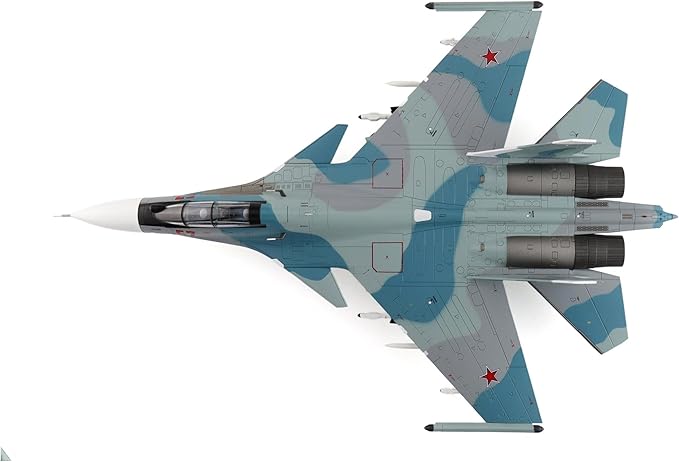 Hobby Master | 1:72 Scale Diecast Military Aircraft Replica | Su-30SM Red 57/RF-61768, Russian Air Force, 2018 | Model HA9512