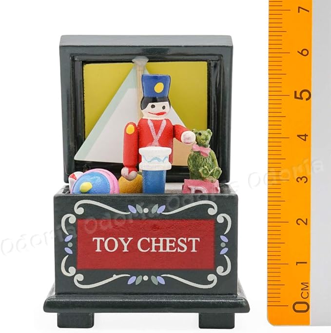 Odoria 1/12 Miniature Toy Box Dollhouse Decoration Accessories