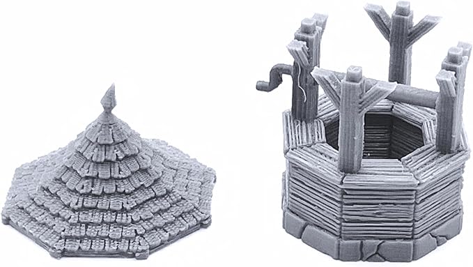 EnderToys Town Square – DND Terrain & Scenery for 28mm Tabletop Miniatures