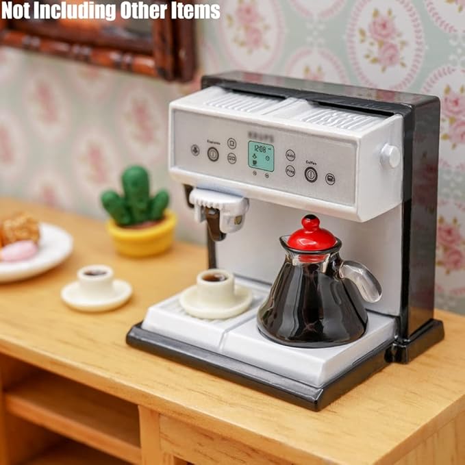 Odoria 1/12 Miniature Coffee Maker Dollhouse Decoration Accessories