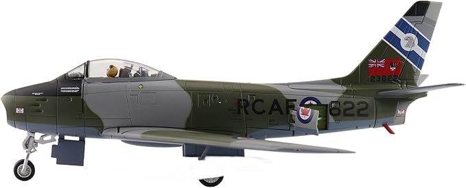 Hobby Master | 1:72 Scale Diecast Military Aircraft Replica | Sabre Mk. 6 23622, 430 Squadron, RCAF, 1950s | Model HA4326