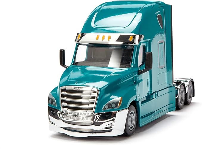 Siku 2717, Freightliner Cascadia, Toy Tractor, 1:50, Plastic/Metal, Blue, Opening Bonnet, Coupling for Combining Super Trailers in 1:50