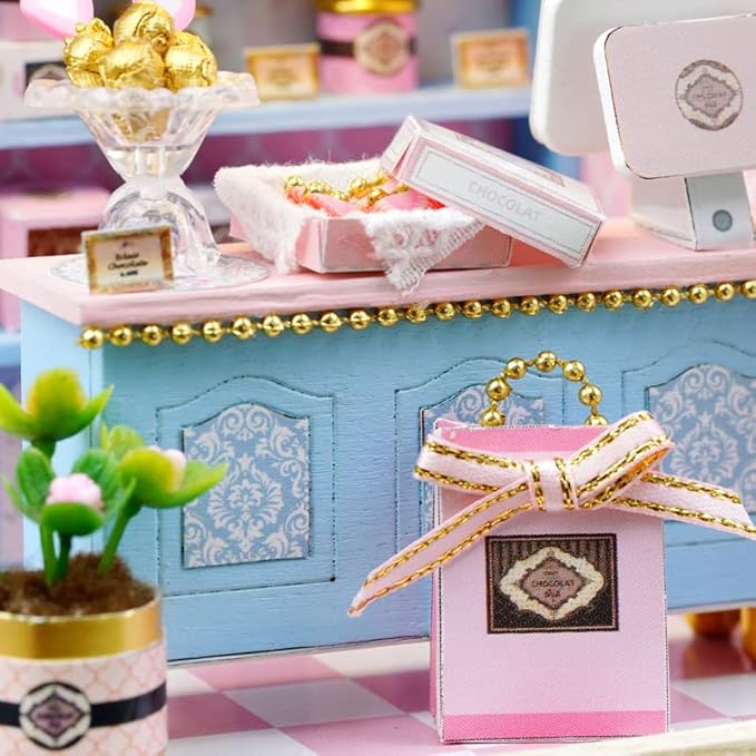 CRIOLPO Miniature House Kit -Delicious Candies