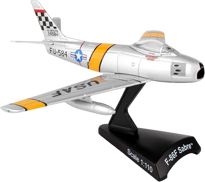 Daron Worldwide Trading Stamp F-86 Sabre Mig Mad Marine Jet