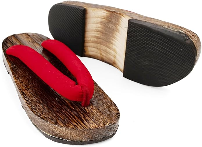Cutey May Japanese Wooden Clogs Geta Slippers