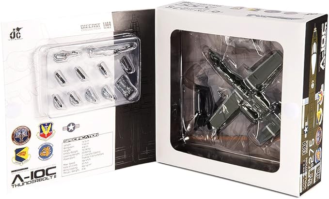 Motor city classics 1:144 Scale A-10C Thunderbolt II U.S. Air Force 355th Fighter Wing, 354th Fighter Squadron, 2020 - JCW-144-A10-003 - JC Wings