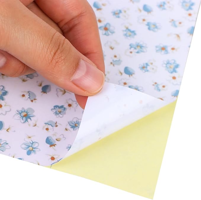 10 Sheets Dollhouse Wallpaper Miniatures Dolls House Floor Paper Card Sticker Effect Paper Flooring Pape-r Gloss Card Sheet Mini Lovely Wall Papers DIY 1/6 Dolls House Floorboards Real Life DIY Decor