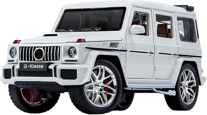 EROCK 1/24 Die-Cast Car Model Collectible Benz G63 AMG Model Car with Lights and Sound, Alloy Pull Back Toy car Toy Vehicle for Adult Boys Girls Gift