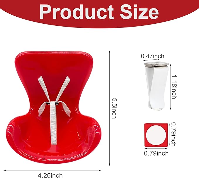 Mini Sofa Display Stand for Dolls,Secure Car Vent Clip Mount for 10-17cm Figures,Premium Collectible for Accessories, for Car Decoration Lovers
