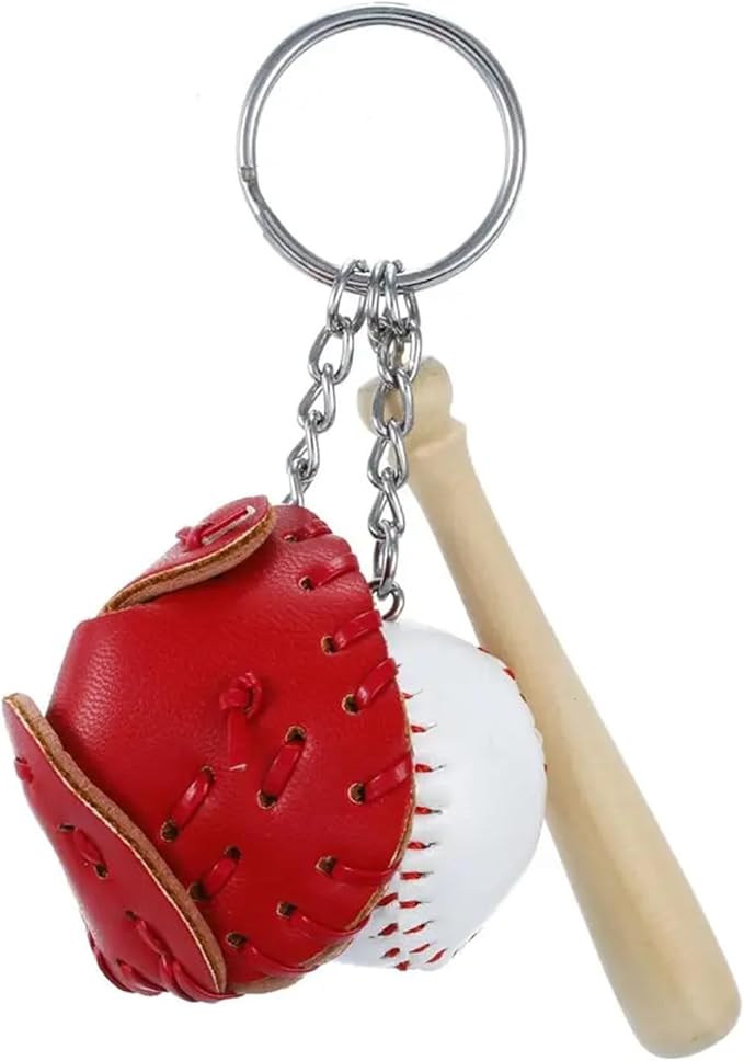 COSTOYFUN Mini Cute Soccer Keychain Bowling Tennis Baseball Keychain for Men Women Boys Girls Gift
