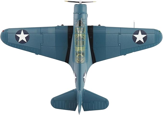Hobby Master | 1:72 Scale Diecast Military Aircraft Replica | TBD-1 Devastator Battle of Midway Black 1, Lt Cdr EE Lindsey, VT-6, USS Enterprise, 4th June 1942 | Model SM8012