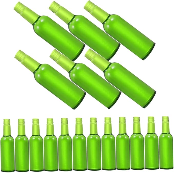 Vaguelly 24pcs Miniature Beer Bottles for Dollhouse Decor Tiny Wine Bottles for Mini Food Scene for Boys and Girls Birthday and Miniature House Decoration