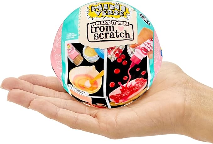 MGA's Miniverse Make It Mini from Scratch Series 2 (2-Pack), Mini Collectibles, Mystery Blind Packaging, Miniature, DIY, Replica Food, Air Dry, NOT Edible, Collectors, Gifts, 8+