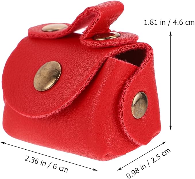 FAVOMOTO Purse Miniature Handbag Realistic Openable Dollhouse Accessory for Lightweight Design Present for Little Playtime and DIY Projects