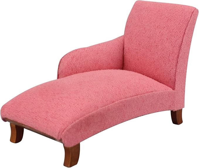 Meirucorp Miniature Dollhouse 1/12 Scale Sofa Watermelon Color Fabric Couch
