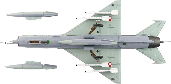 Hobby Master | 1:72 Scale Diecast Military Aircraft Replica | MIG-21MF Polish Air Force 9111, 3 ELT, Poznan-Kresiny, Poland, 2002 | Model HA0115