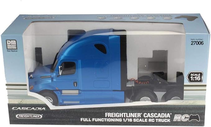 1:16 Freightliner Cascadia Full Functioning 1:16 Scale RC Truck - 27006 - Diecast Masters