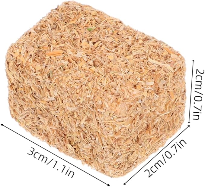 Miniature Faux Straw Bales 4Pcs Simulated Haystack Decor for Autumn Harvest Scene for DIY Farm Decor and Seasonal Display
