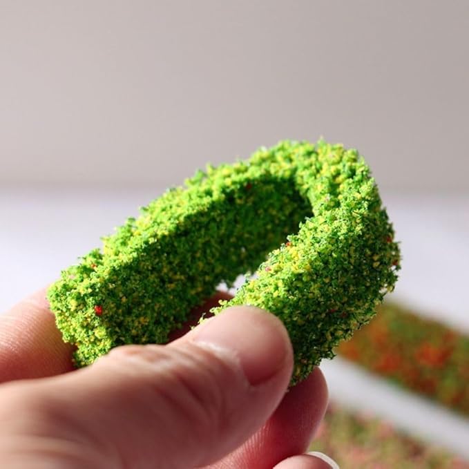 1Pc Colorful Mini Simulation Flower Strips and Vines Micro Landscape, 1:12 Miniature Model Garden Scene Props Decoration, Dollhouse Decoration Accessories, Décor