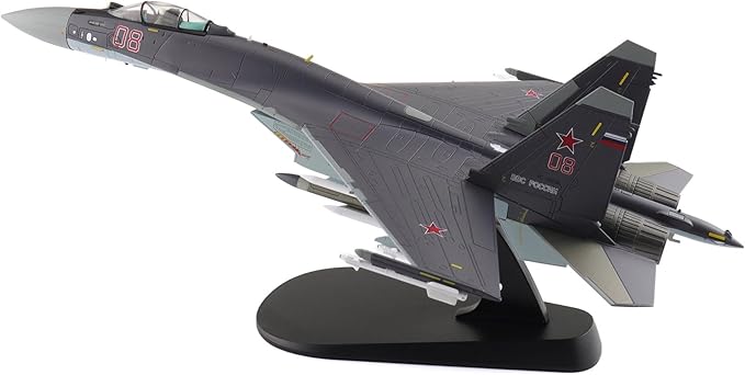 Hobby Master | 1:72 Scale Diecast Military Aircraft Replica | Su-35S Flanker E Red 03/RF-95242, 23rd IAP, 303rd DPVO, 11th Air Army, VKS | Model HA5712