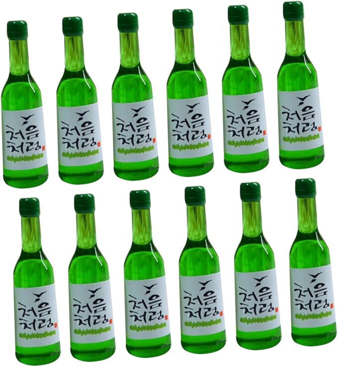 BCOATH 12pcs Mini Korean Rice Wine Bottle Models Miniature Wine Bottles for Dollhouse Decor Realistic Mini House Accessories for Kitchen and Garden Safe Ornaments for Collectors