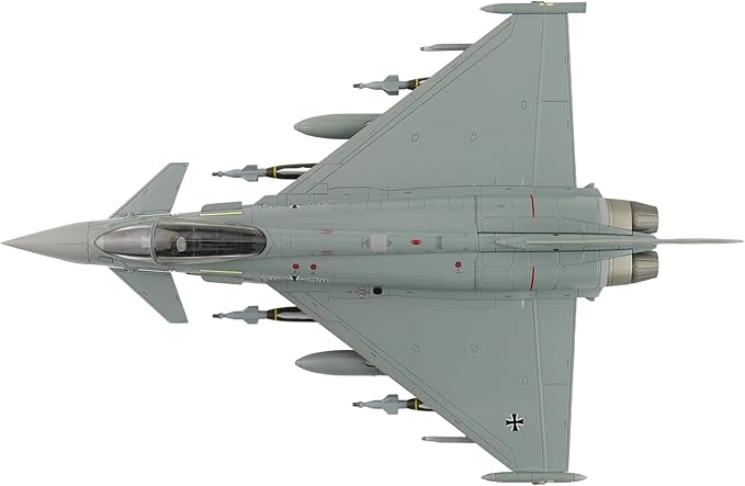 Hobby Master | 1:72 Scale Diecast Military Aircraft Replica | Eurofighter Typhoon 30+78, Luftwaffe, 2021 (with 4 x GBU-48) | Model HA6627