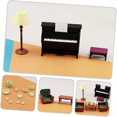 1set Miniature Dollhouse Furniture of Wear-Resistant Miniature Models for Home Projects