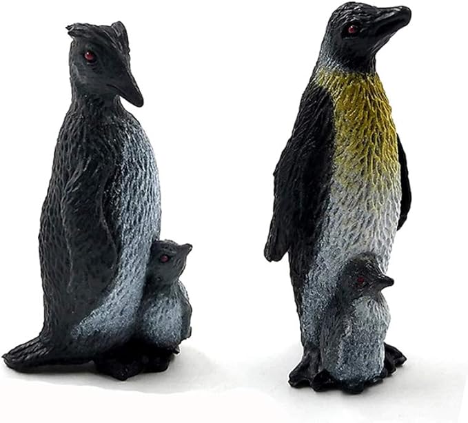 16Pcs Plastic Penguin Figurines, Cute Ocean Animal Penguin Figure Model Toys for Kids Children – Realistic & Detailed