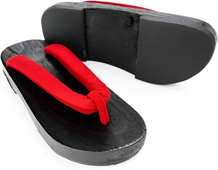 Cutey May Japanese Wooden Clogs Geta Slippers