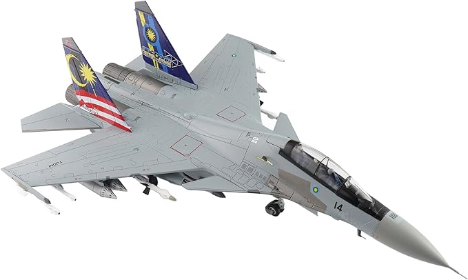 Hobby Master | 1:72 Scale Diecast Military Aircraft Replica | Su-30MKM M52-14, TUDM, Lima 2013 | Model HA9508