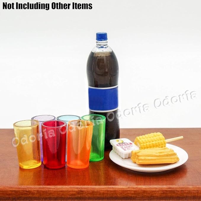 Odoria 1/12 Miniature Drinking Glasses 12Pcs Dollhouse Decoration Accessories