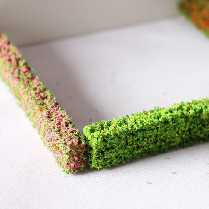 1Pc Colorful Mini Simulation Flower Strips and Vines Micro Landscape, 1:12 Miniature Model Garden Scene Props Decoration, Dollhouse Decoration Accessories, Décor