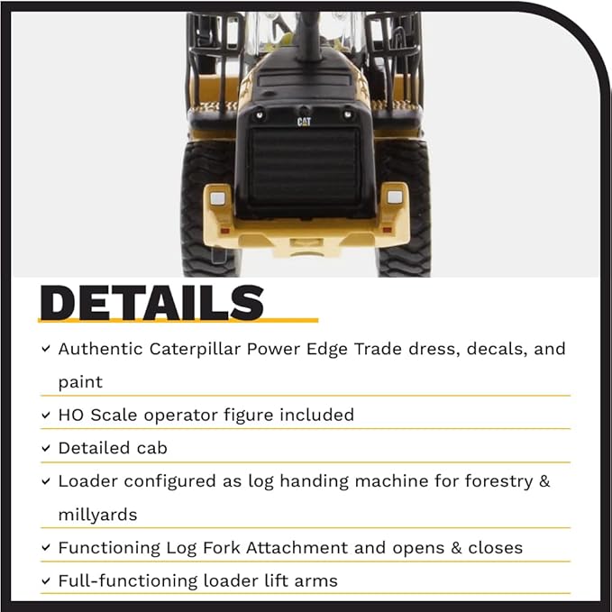 Diecast Masters 1/87 Caterpillar 972M Wheel Loader HO Series Vehicle 85949