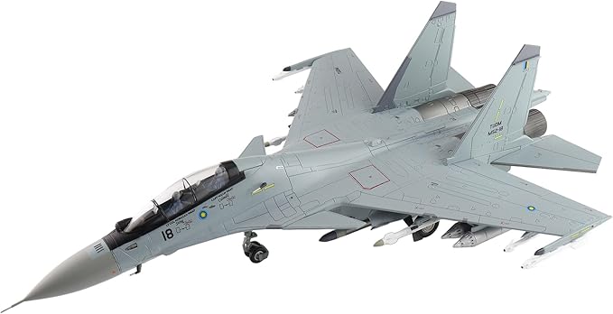Hobby Master | 1:72 Scale Diecast Military Aircraft Replica | Su-30MKM M52-18, TUDM, Lima 2019 | Model HA9509