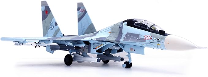 Panzerkampf | 1:72 Scale Model Military Diecast | Su-30MKK Pavel Osipovich Sukhoi Number 504 | Model 14645PC
