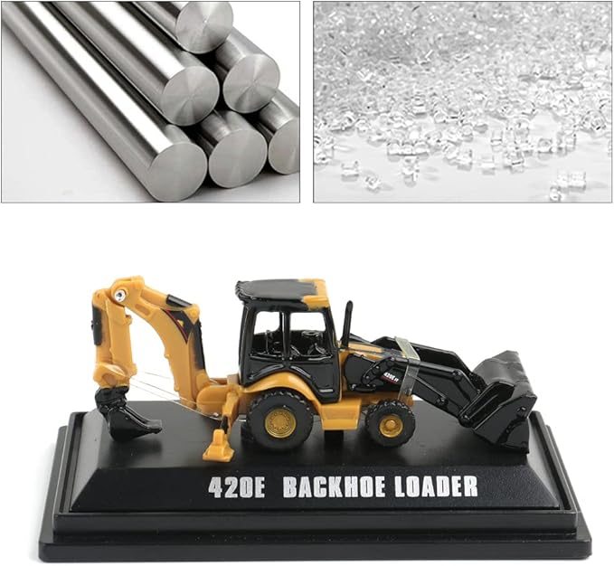 EROCK 1:160 N Scale Alloy Construction Vehicles - 1 Pcs, Die Cast Mini Construction Truck Toys, Engineering Vehicle Model for N Scale Railroad, Train Set, Collection, Age 8+