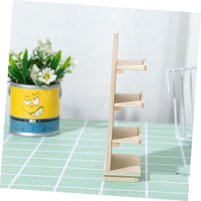 BESPORTBLE Dollhouse Decor Unpainted Creative House Adornment for Micro Landscape Accessories