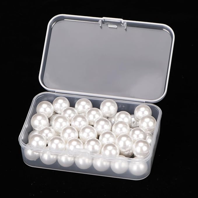 10PCS Small Clear Plastic Beads Storage Containers Box Transparent Boxes with Hinged Lid for Small Items, Jewellery, Crafts Accessories