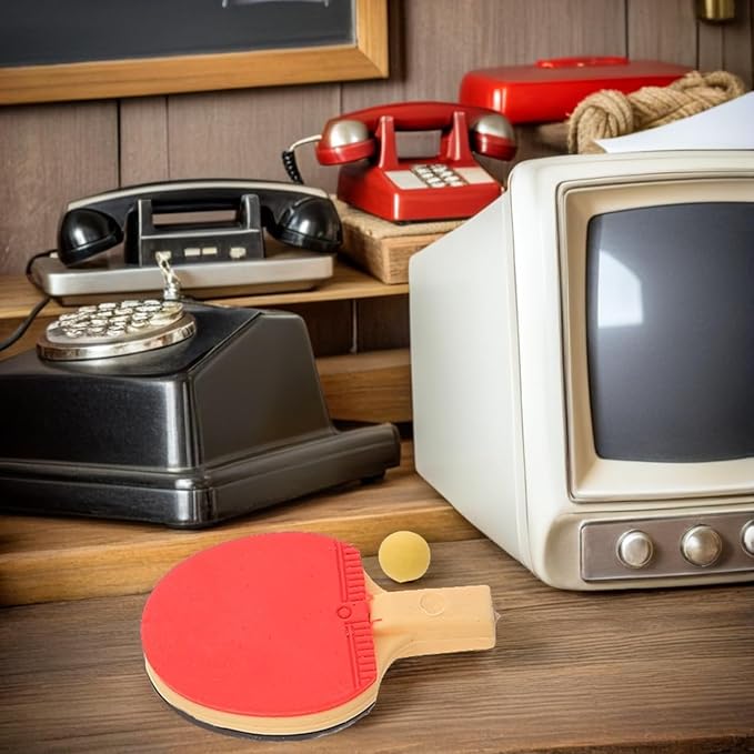 Toddmomy 1 Set Miniature Dollhouse Sports Equipment - Mini Basketball Soccer Table Tennis - Tiny Sports Set for Dolls - Dollhouse Photography Props