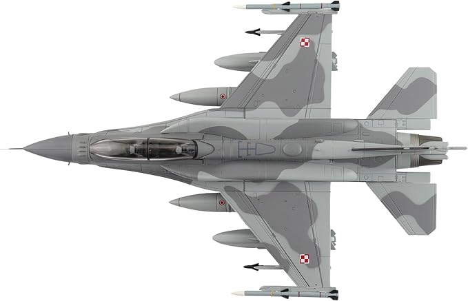Hobby Master | 1:72 Scale Diecast Military Aircraft Replica | F-16D Polish Air Force Red Flag 4087, 31. Baza Lotnictwa Taktycznego, Alaska, June 2012 | Model HA38041