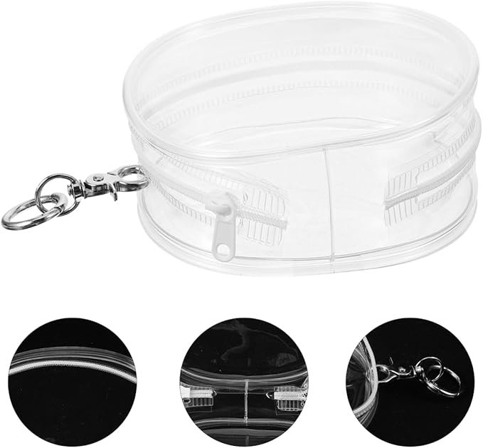 Alasum PVC Doll Carrier Bag - Portable Transparent Doll Bag 7.28X4.13X2.17 Inch Lightweight Hanging Toy Storage Organizer for Outdoor Use and Display