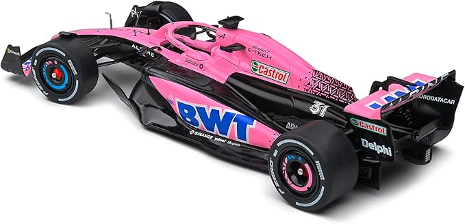 MODELLINO in Scala COMPATIBILE CON Alpine A523 Presentation Version 2023 Pink Edition 1:18 SOLIDO SL1808806