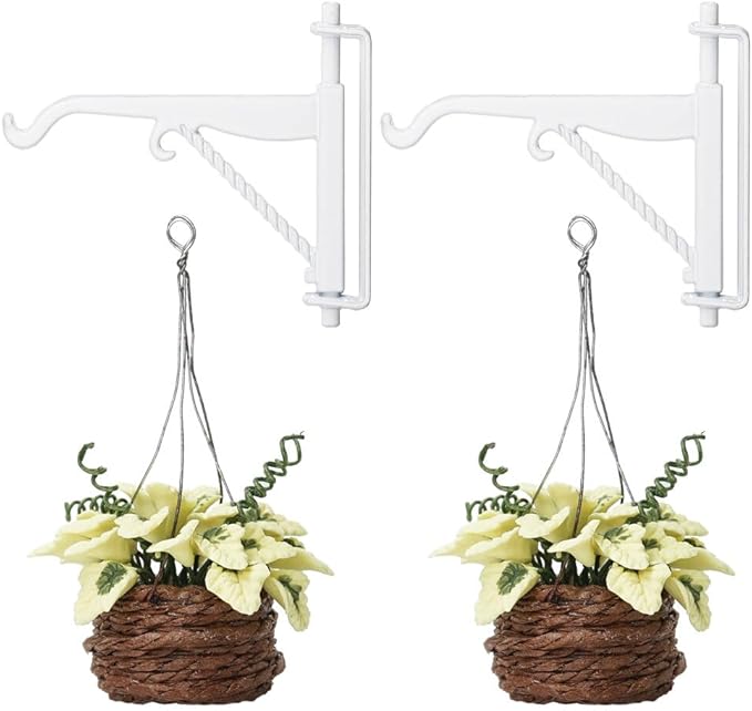 Odoria 1/12 Miniature Hanging Plants and Hook Hanger 2Pcs Mini Tiny Potted Plant Miniatures Dollhouse Decoration Accessories Doll House Accessory, Light Green