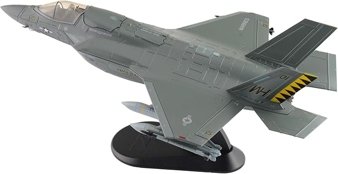 Hobby Master | 1:72 Scale Diecast Military Aircraft Replica | F-35B Black Death 170064, VMFA-542 Tigers, MCAS Cherry Point, 2023 (Beast Mode) | Model HA4622b