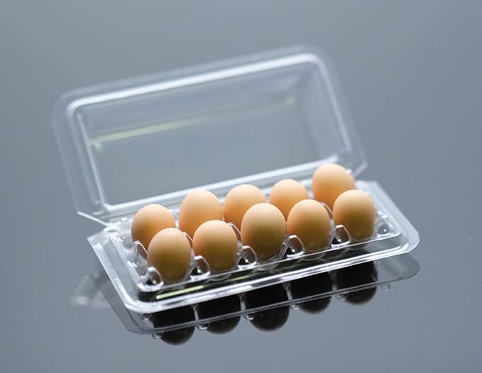 10 Egg Carton 4.5X1.5 cm Dollhouse Miniature Kitchen Food Supply
