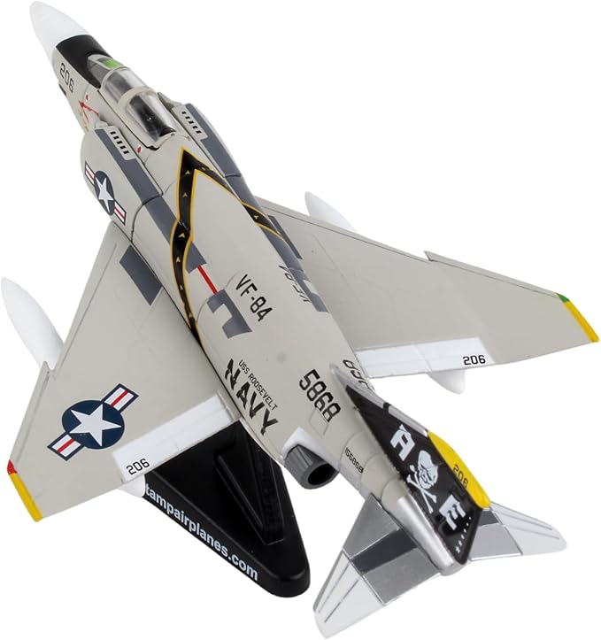 Daron Postage Stamp F4 Phantom II 1/155 Jolly Rogers VFA-84