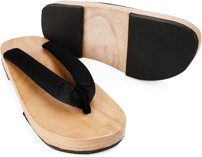 Cutey May Japanese Wooden Clogs Geta Slippers